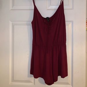 Maroon Romper